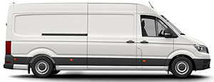 Bestelwagen type XXL van EasySprint - laadvermogen 1.200 kg, 5 Europaletten